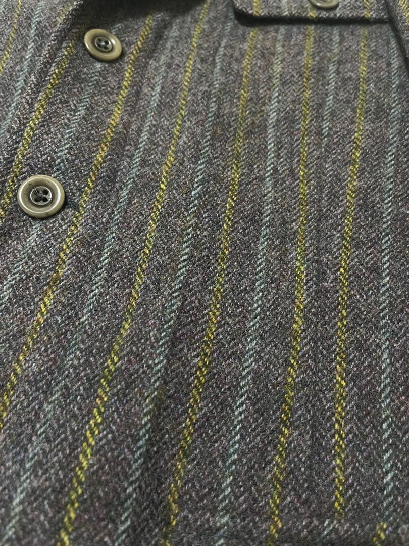 dris van noten ヘリンボーン　テーラードジャケット　48 パープル