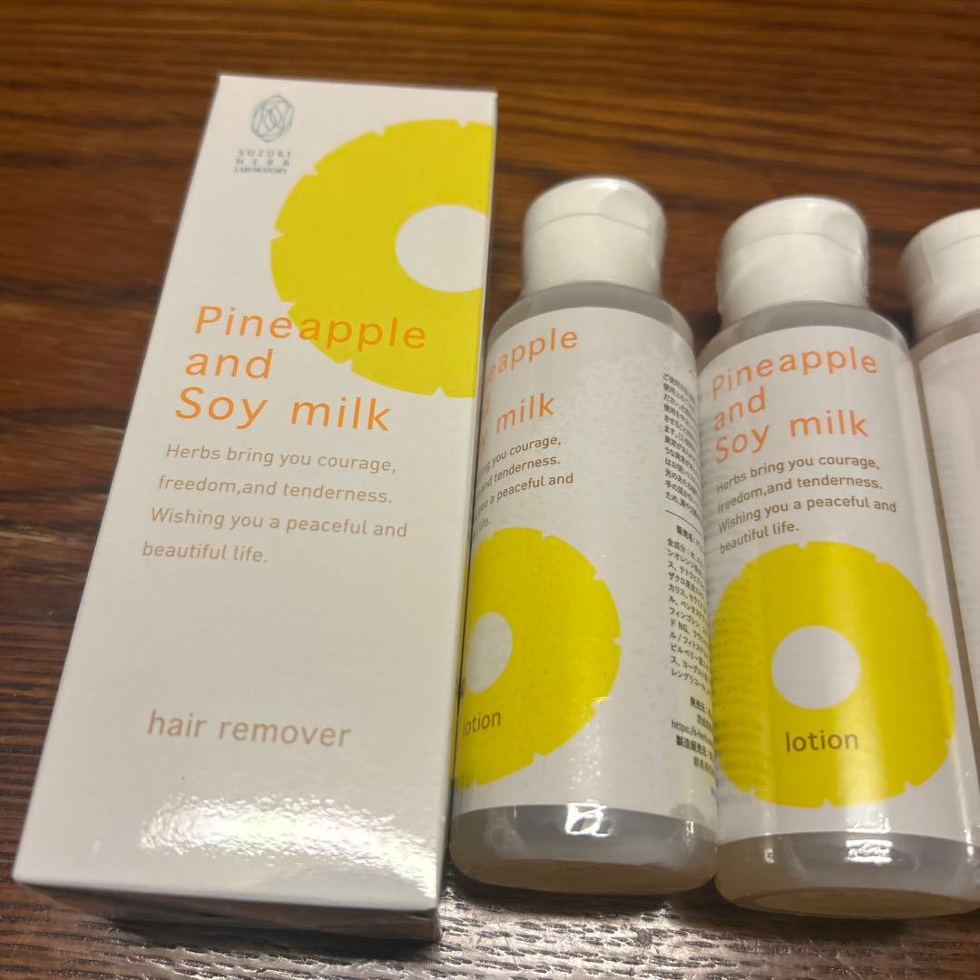 未使用 パイナップル豆乳ローション 除毛クリーム