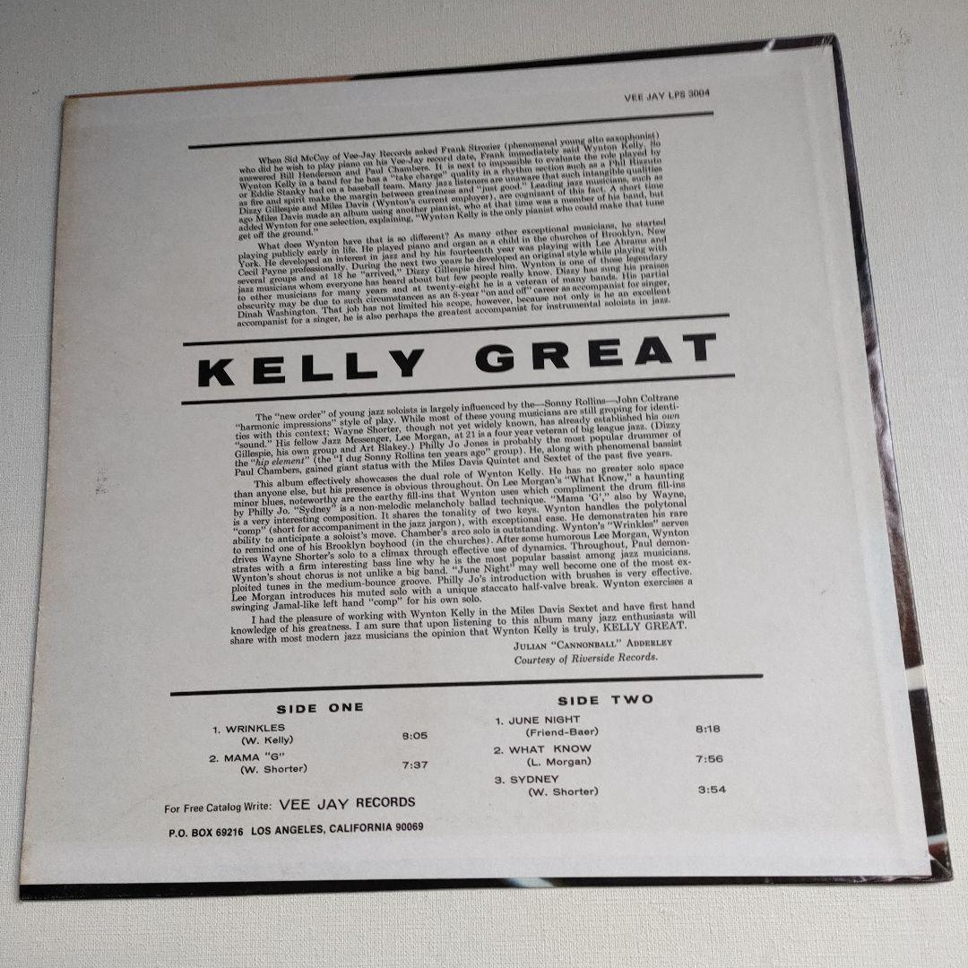 洋楽 Wynton Kelly KELLY GREAT LP