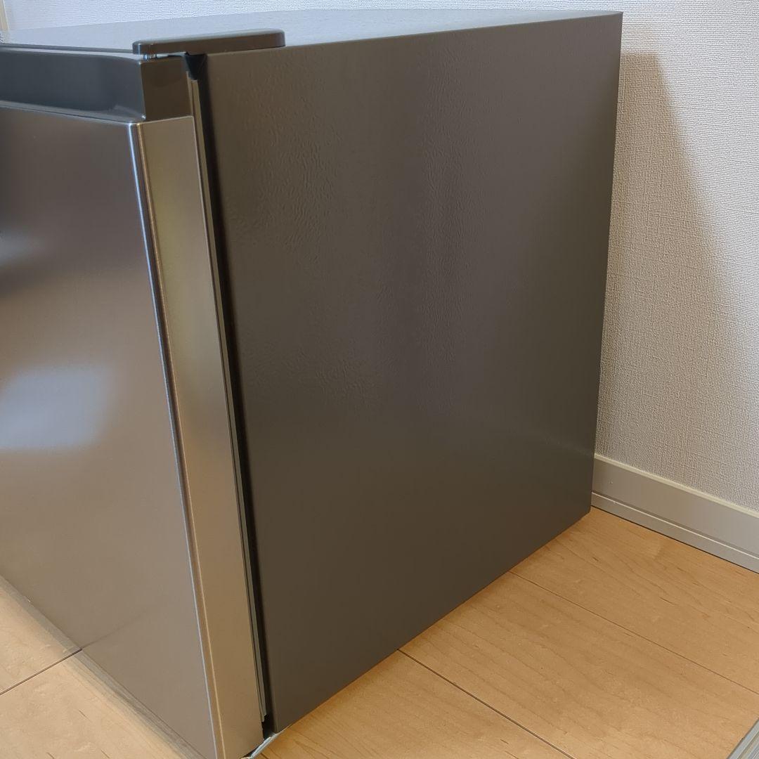 Hisense 小型冷蔵庫 R-A45S シルバー ガラス棚付き 1ドア 45L