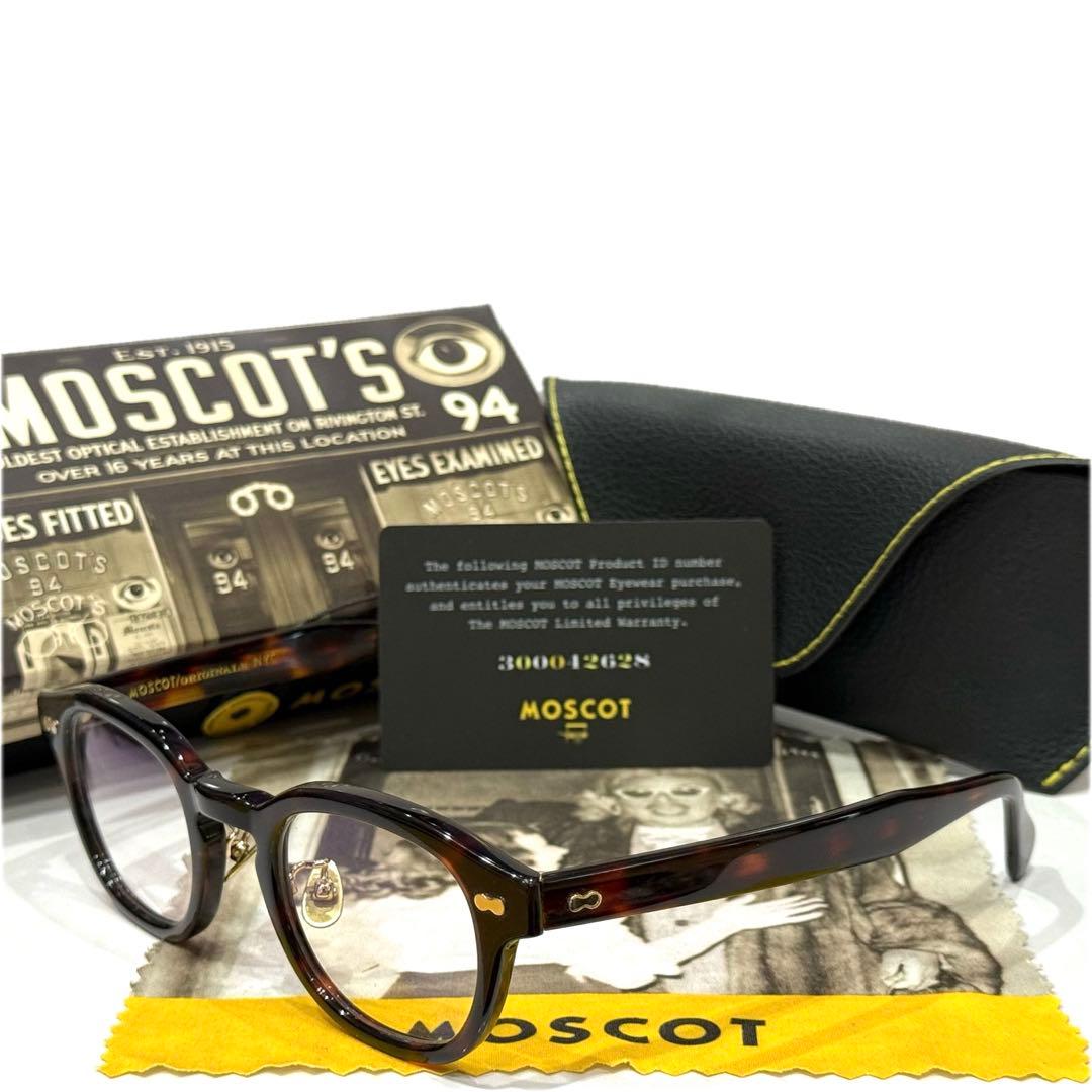 【極美品】限定完売 モスコット レムトッシュ 46 TORT 16 JPNLTD