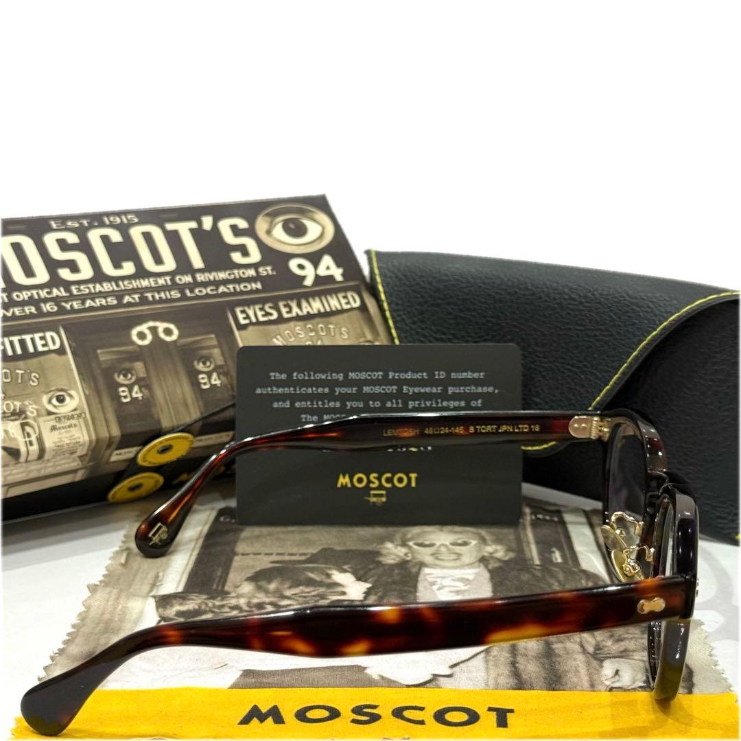 【極美品】限定完売 モスコット レムトッシュ 46 TORT 16 JPNLTD