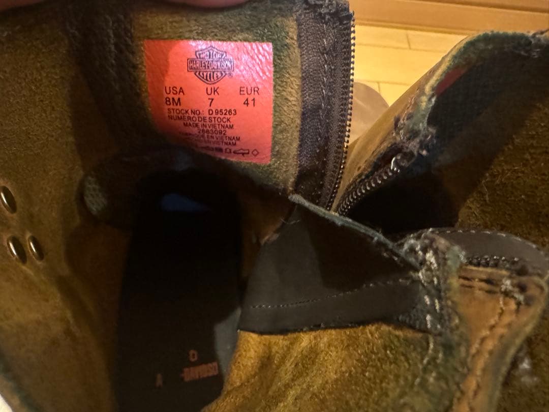 ハーレーダビッドソン純正メンズ Scout・モーターサイクルブーツ