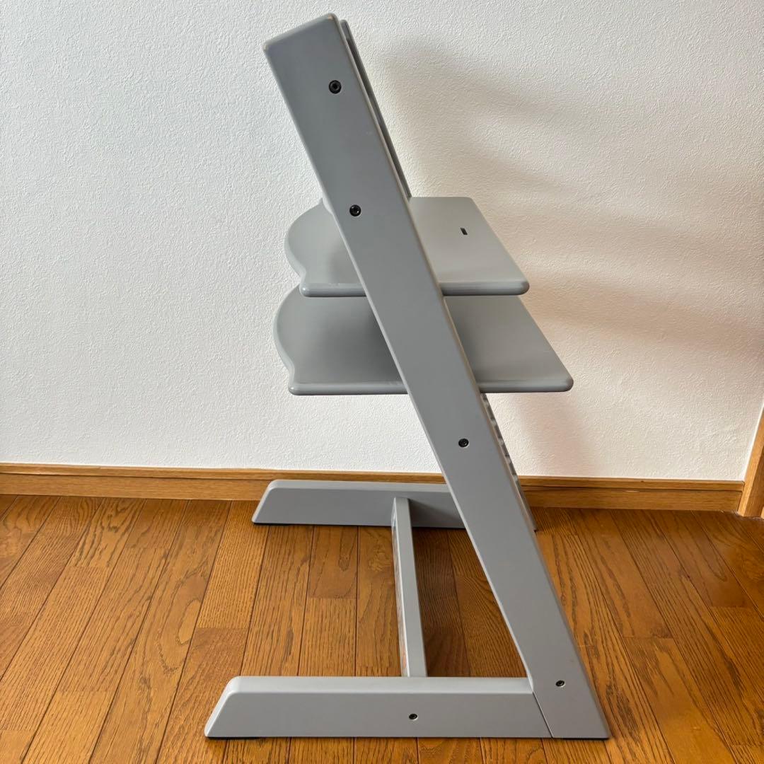 美品＊ストッケ　トリップ トラップ　ベビーチェア+ベビーセット　ストームグレー