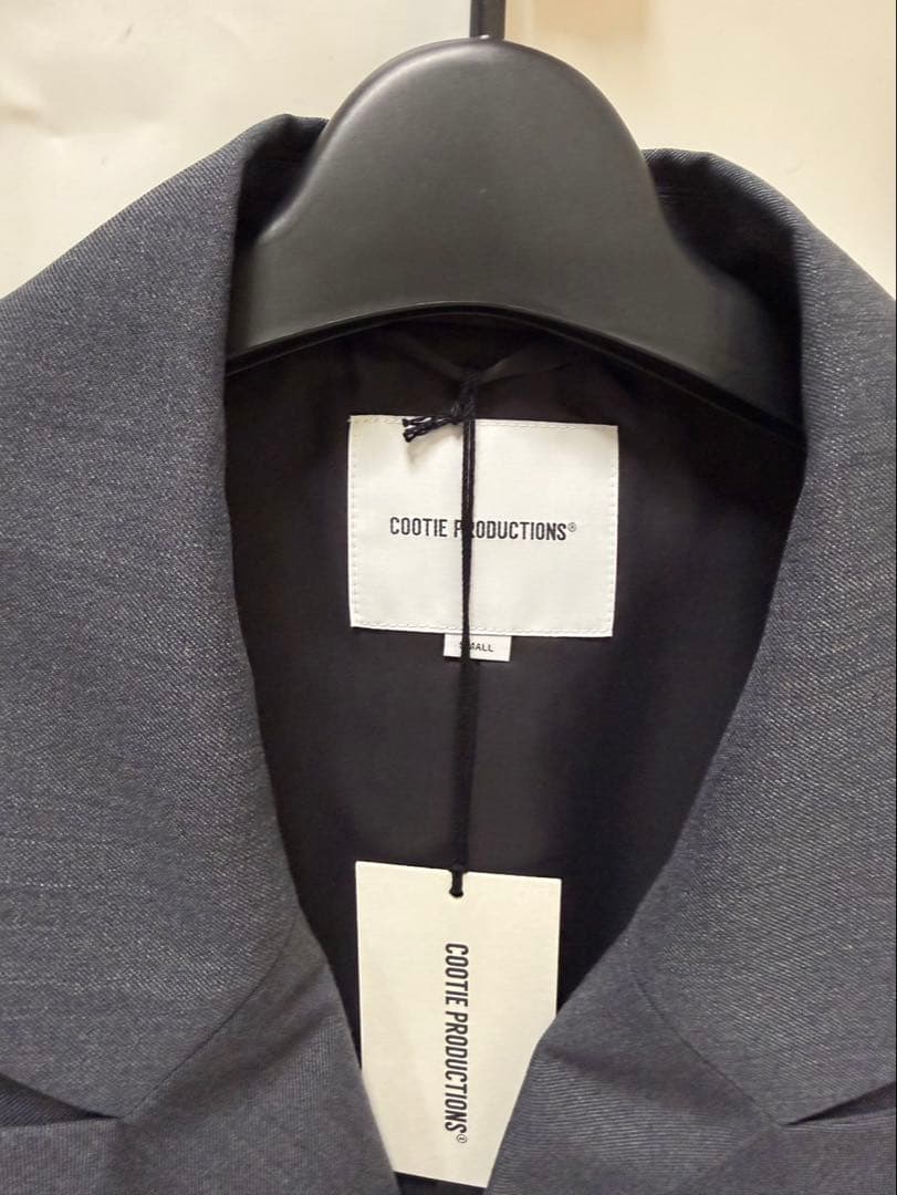 COTE PRODUCTIONS グレー ダブルブレストジャケット Sサイズ