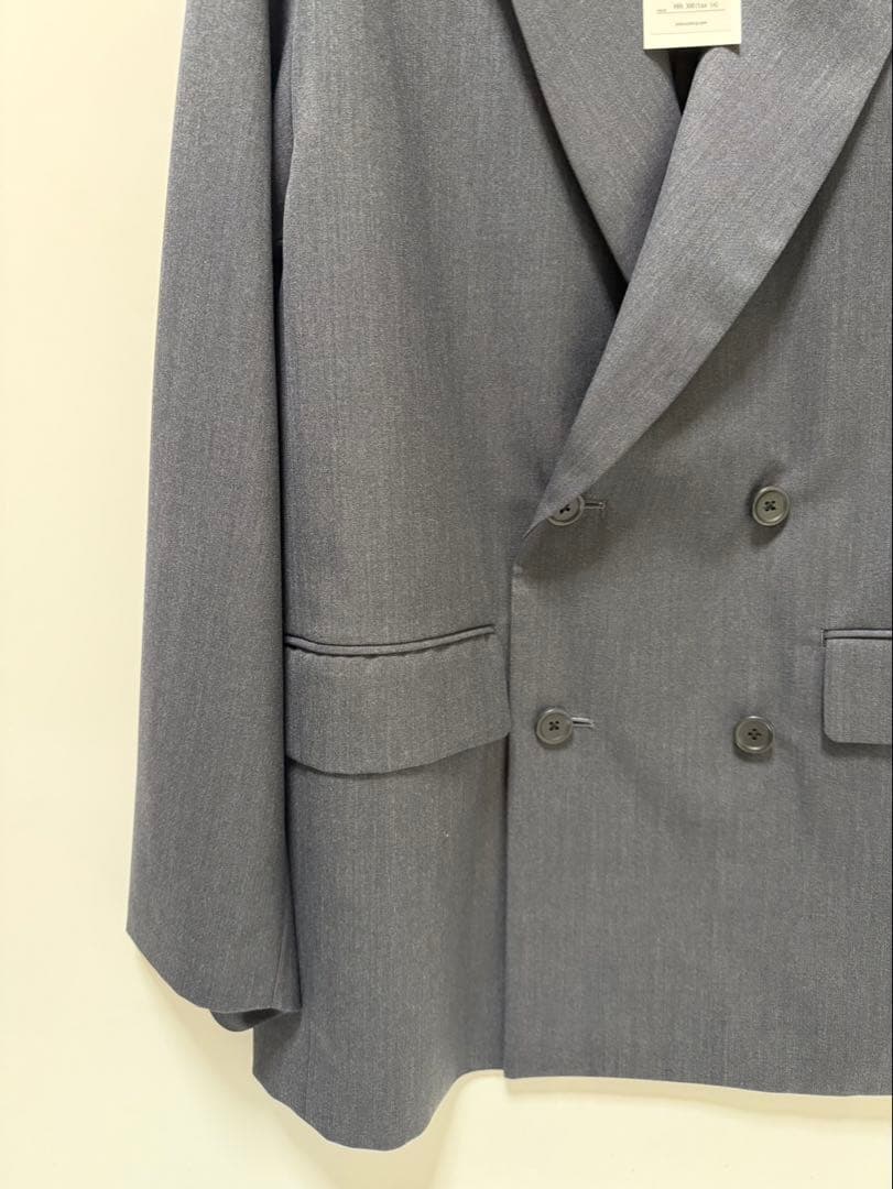 COTE PRODUCTIONS グレー ダブルブレストジャケット Sサイズ