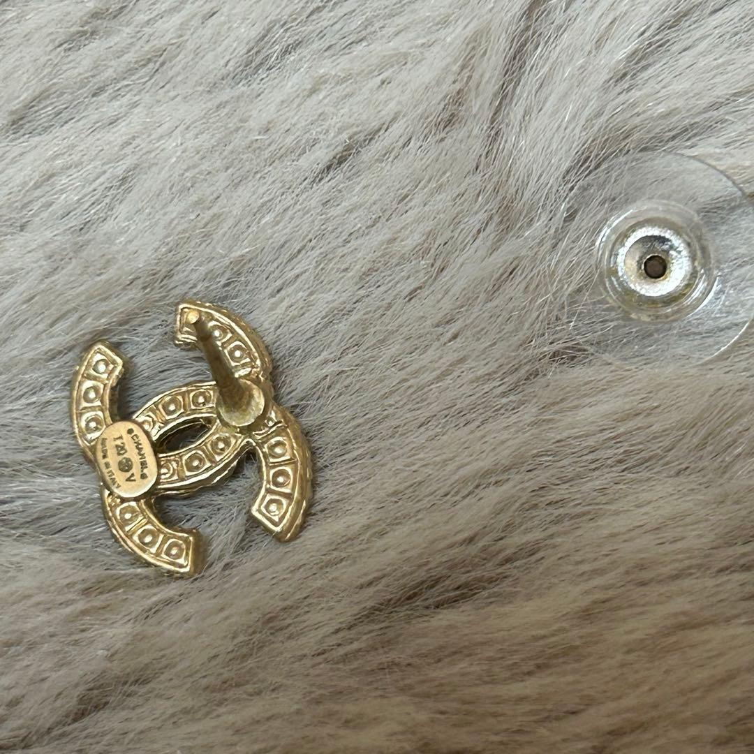 【Myday公式アカウント01 】CHANEL ロゴ　ストーン ピアス(片耳用)