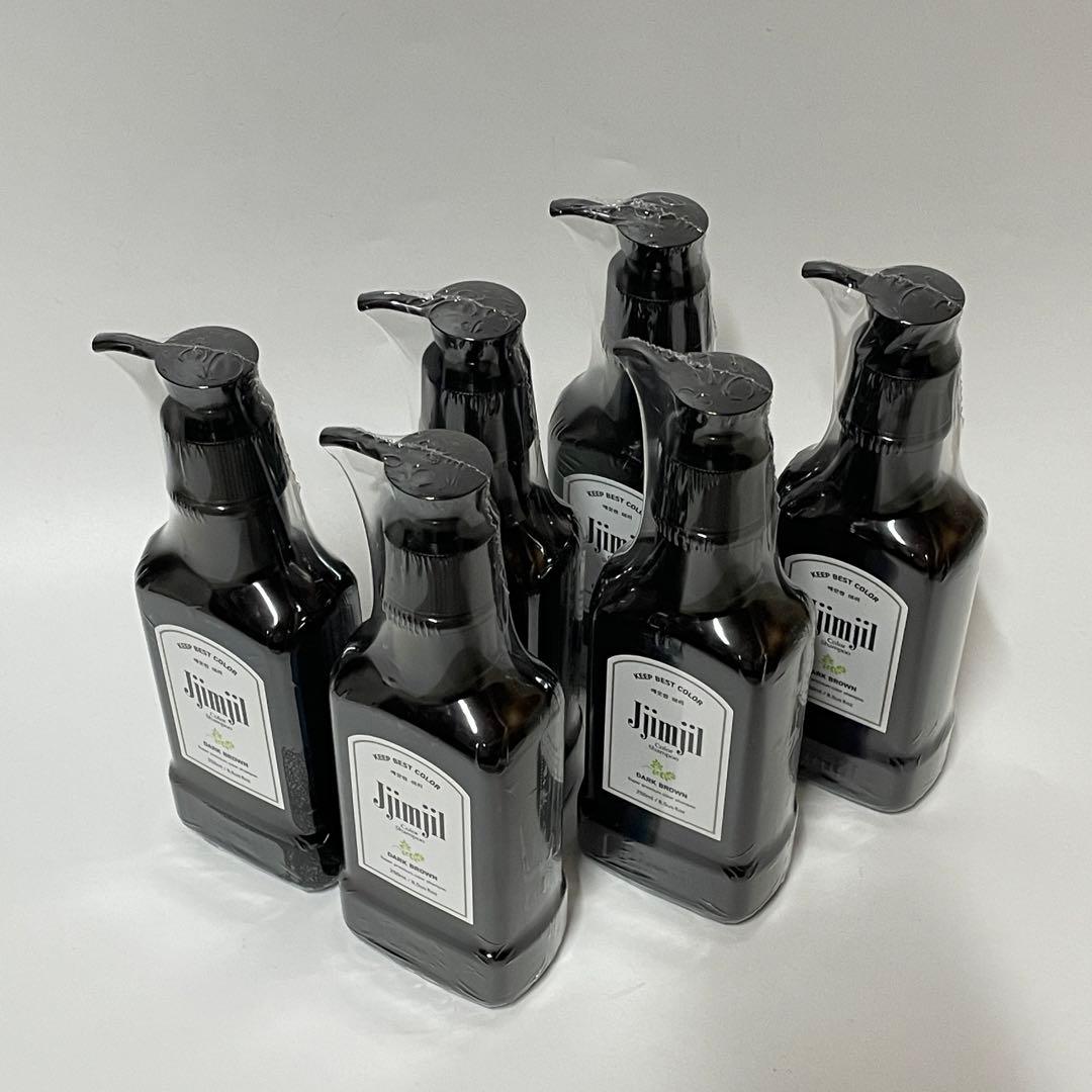 ジムジルカラーシャンプー　ダークブラウン　6本セット