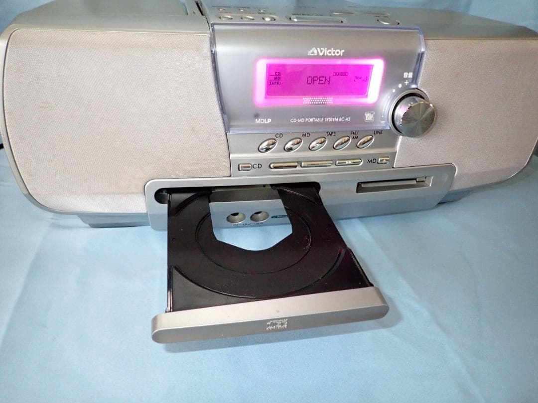 JVC Victor RC-A2 （シルバー）CD・MD・カセットデッキ