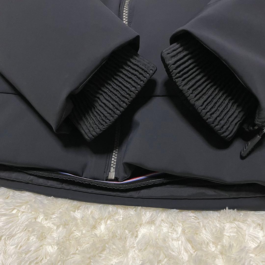 【美品】fusalp フード付き　ダウン　 ブラック　コート　防水コート　極暖