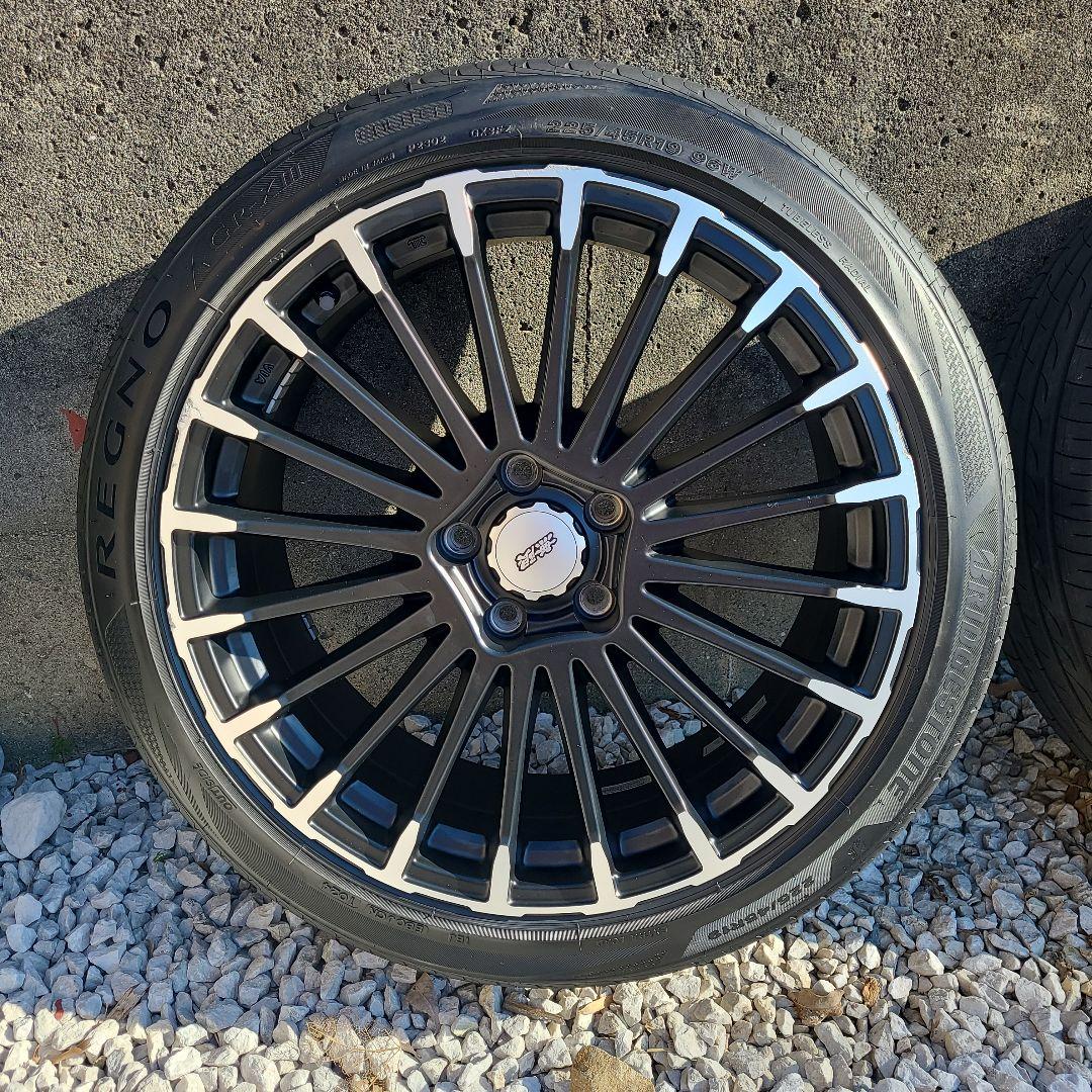 ZR-V無限19インチアルミホイール ブリジストン.レグノ(ホイールナット付き)