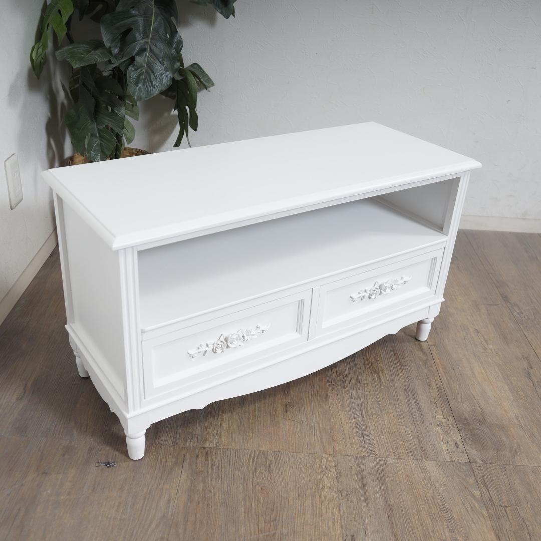 【新品】アンティーク風 テレビボード　フレンチテイスト　アウトレット