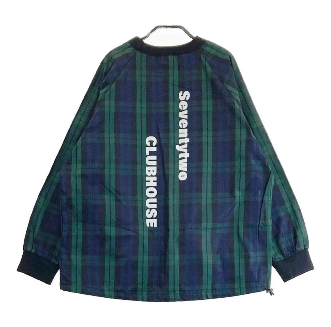 Seventy two CLUBHOUSE ブルゾン チェック柄　ゴルフウェア