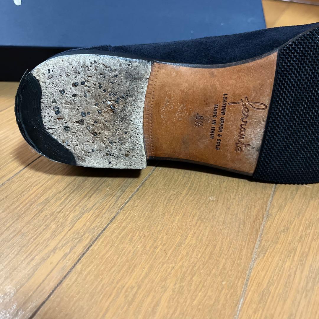 ポ*◆様 紺　スゥエード　イタリアサイズ　6.5