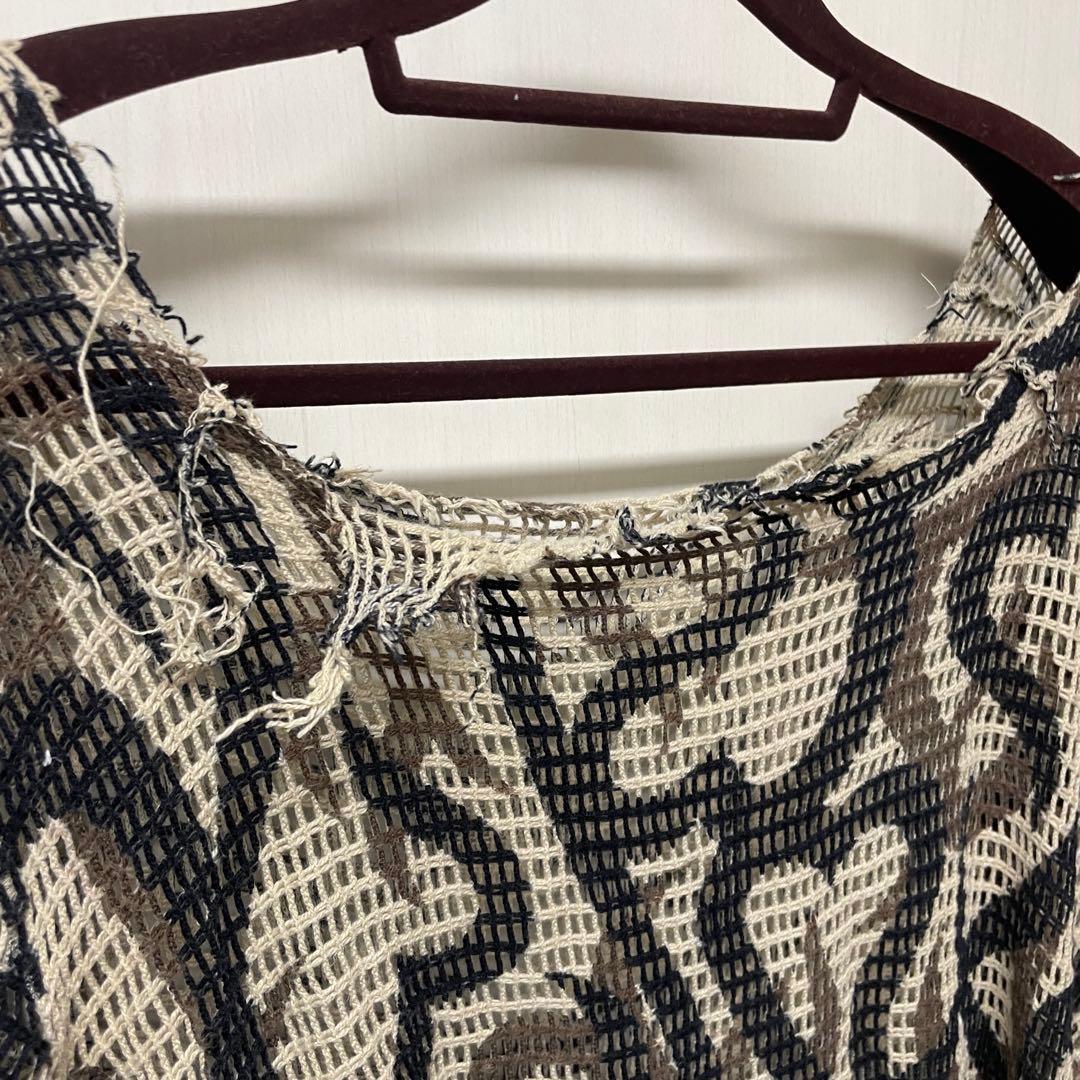 NUMBER (N)INE 04ss GIVE期 ハートトライバル メッシュ