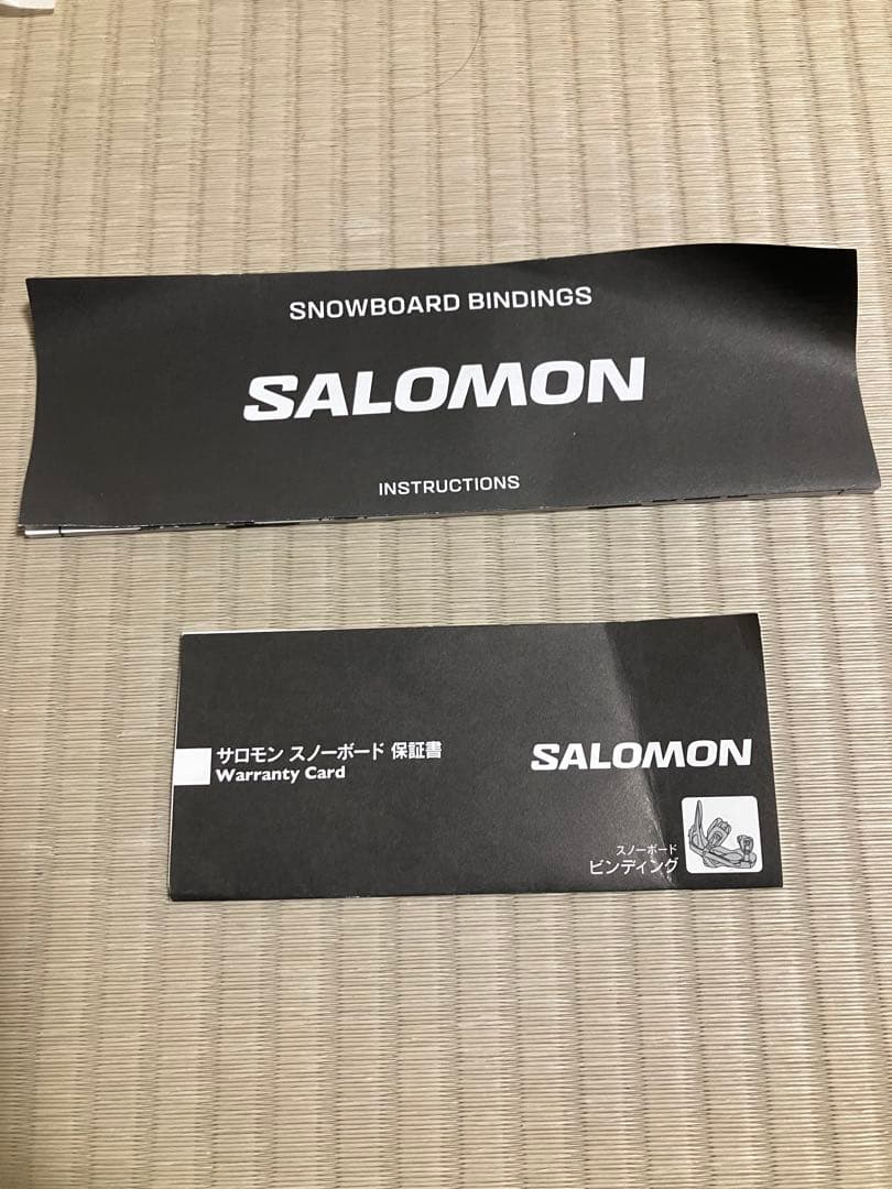 SALOMON THE FUTURE ビンディング XS/S ブラック/ホワイト