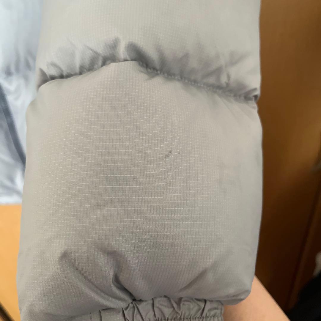 【大人気サイズ】ノースフェイス　ヌプシ　ダウンジャケット　グレー　XL