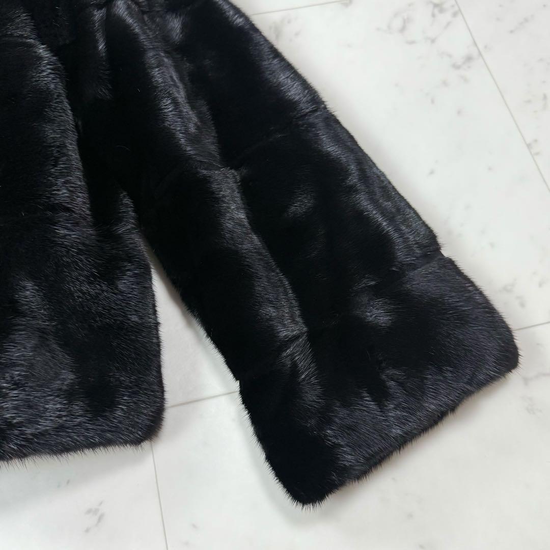 新品 ダーマコレクション コペンハーゲンファー リバーシブルショートコート 9号