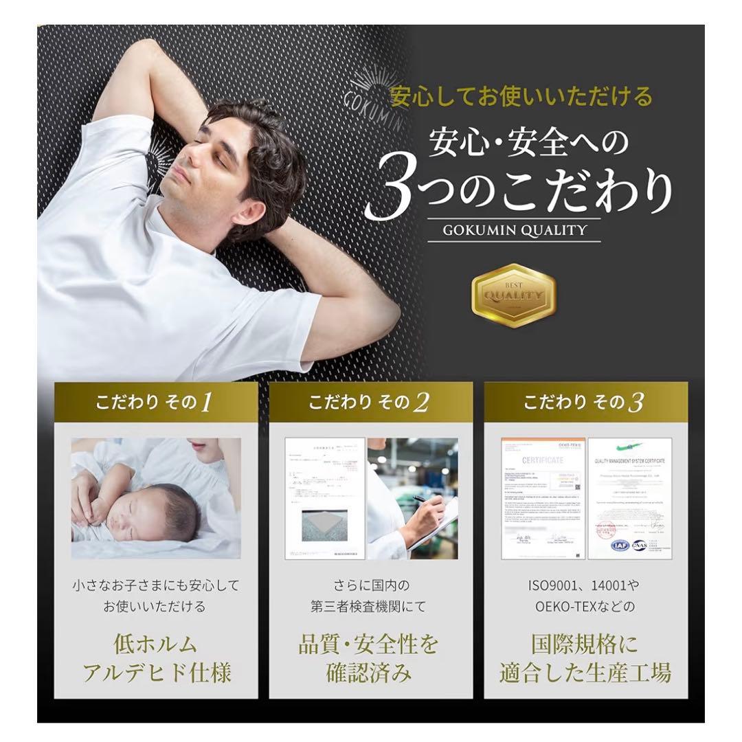 【超メルカリ市価格！】GOKUMIN 高反発マットレス クイーン 5cm厚