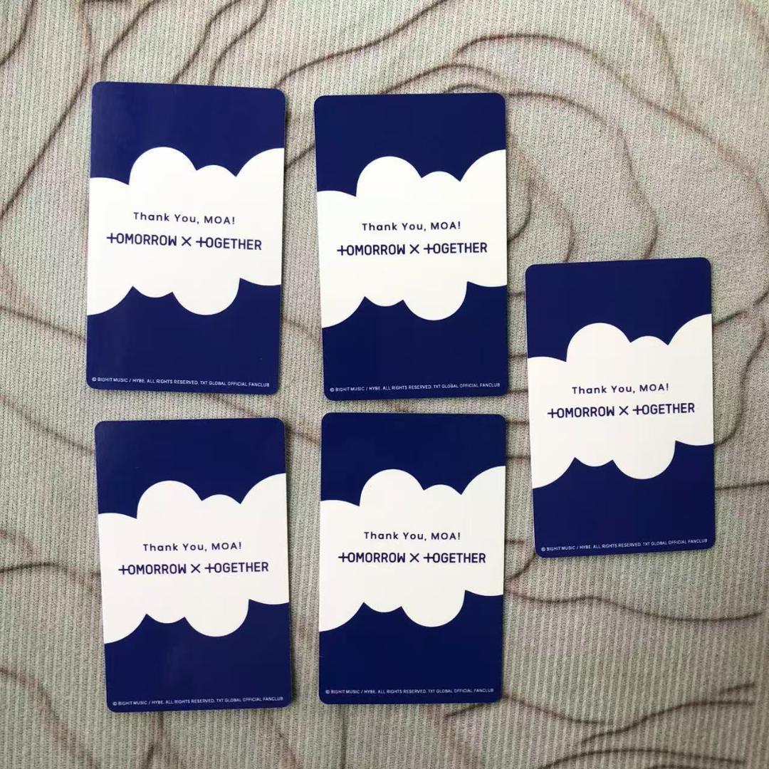 TXT MOA クイズ HAPPY TOGETHER QUIZ トレカ 5枚