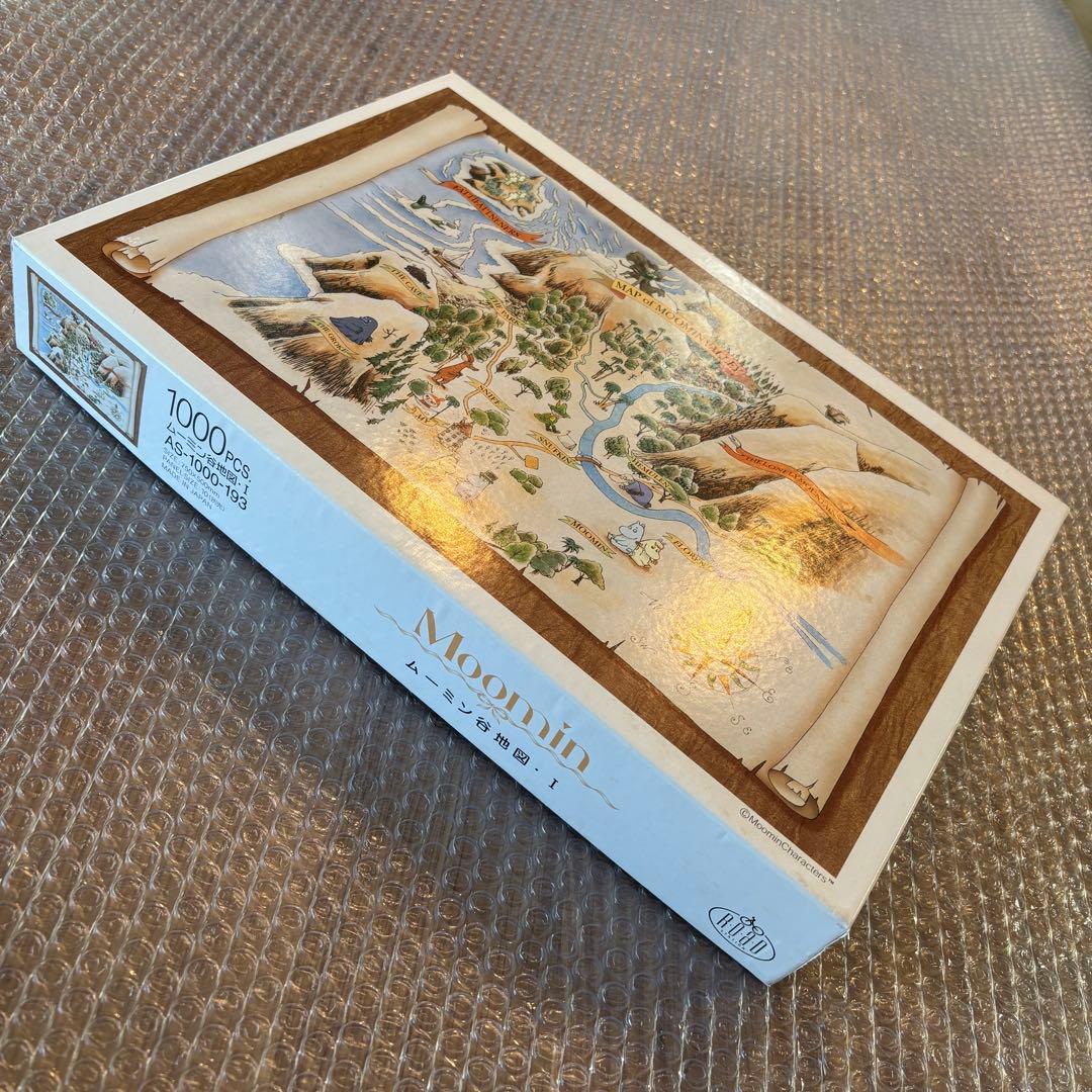 完品　希少品　ムーミン　ムーミン谷地図・Ⅰ 　1000p
