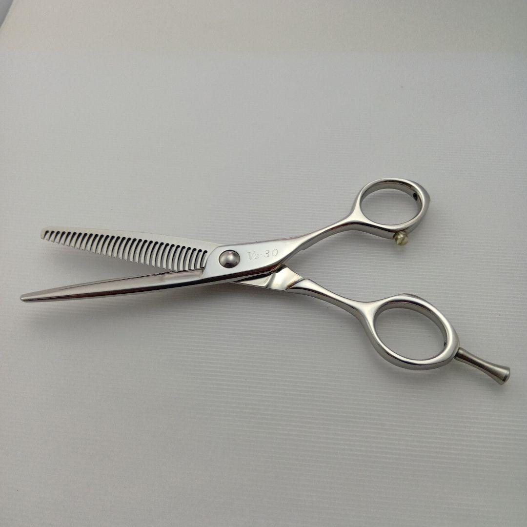 珍品特価！切れ味サクサク!20%セニングシザー 櫛刃２段