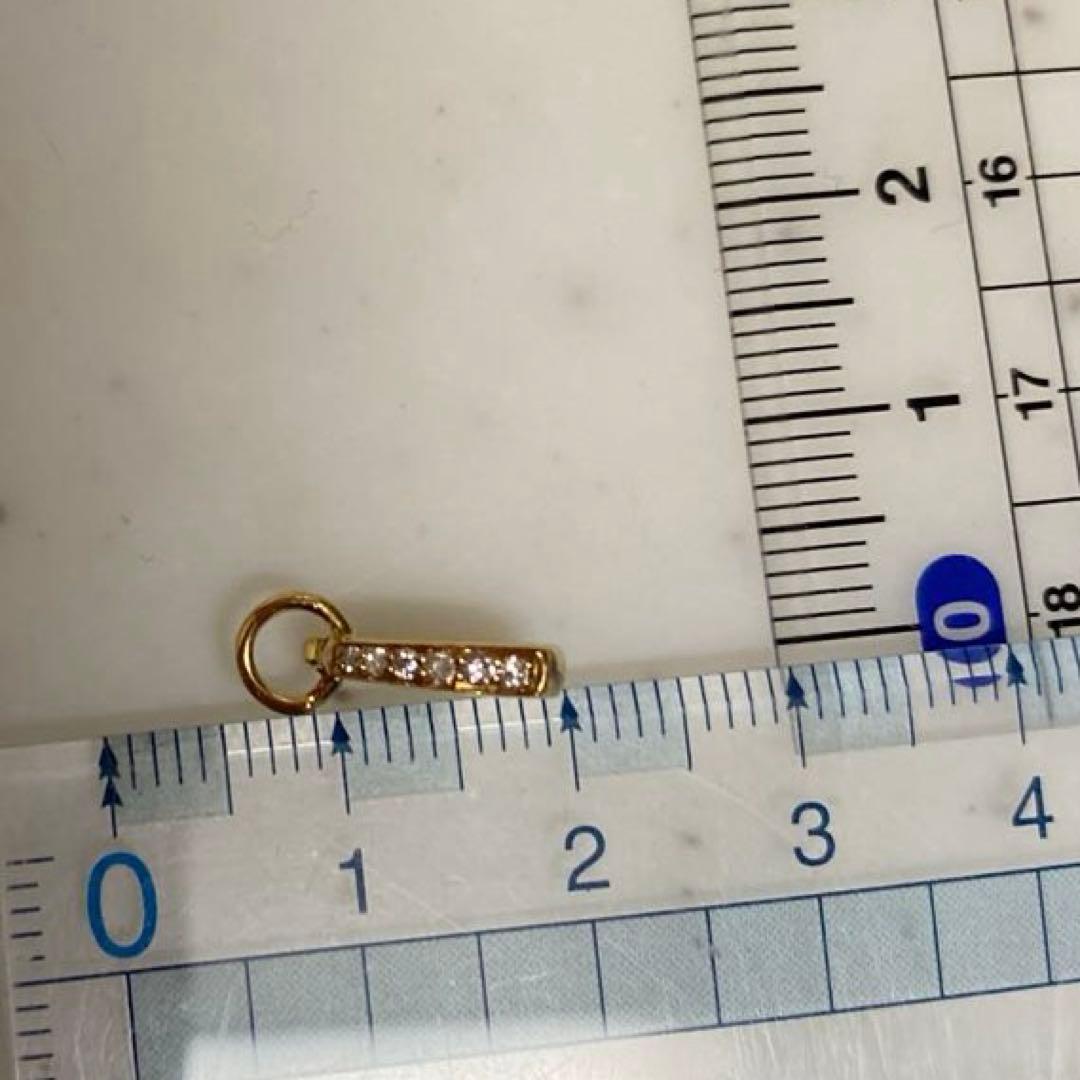 GSTV K18YG ダイヤモンド　0.05ct 開閉式　バチカン