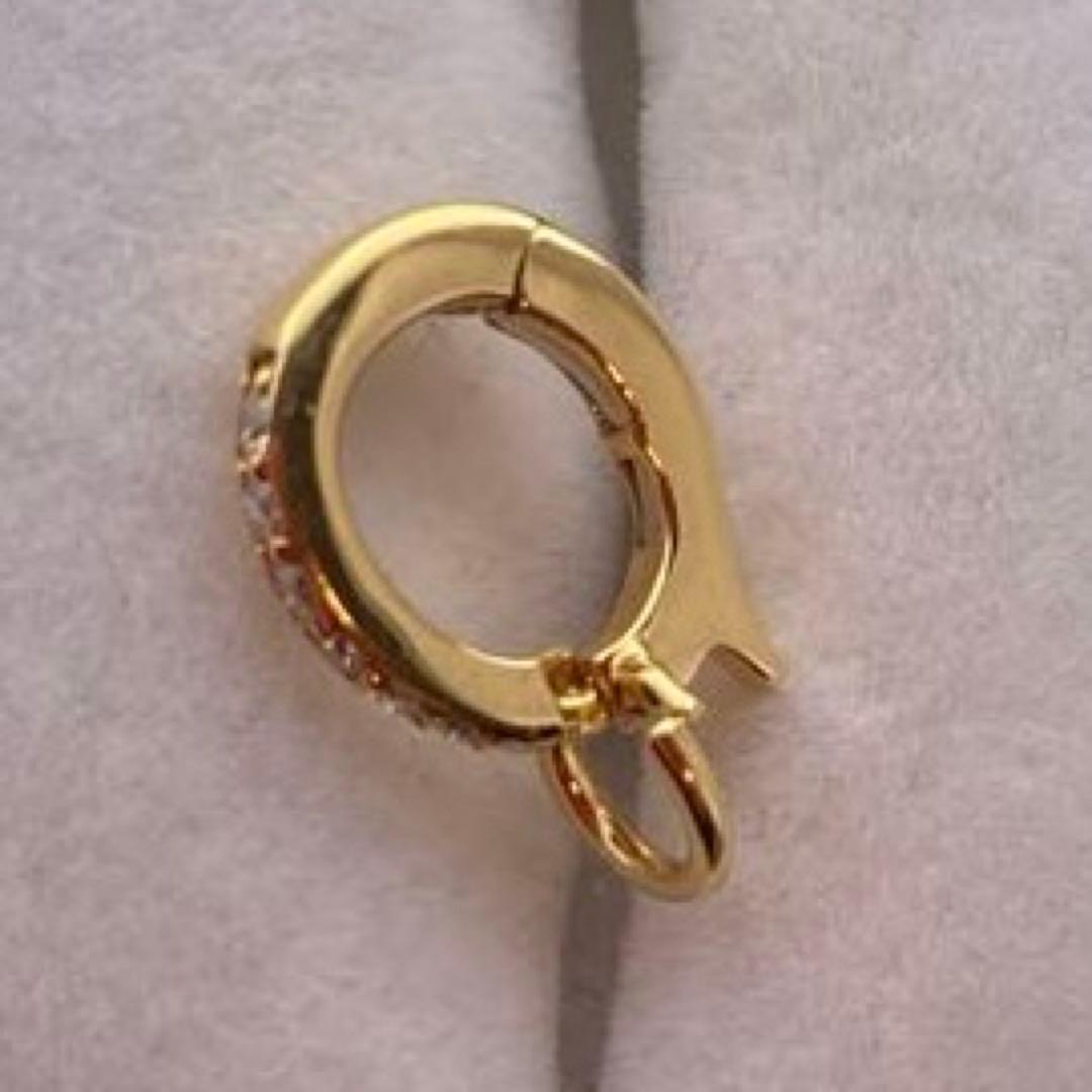 GSTV K18YG ダイヤモンド　0.05ct 開閉式　バチカン