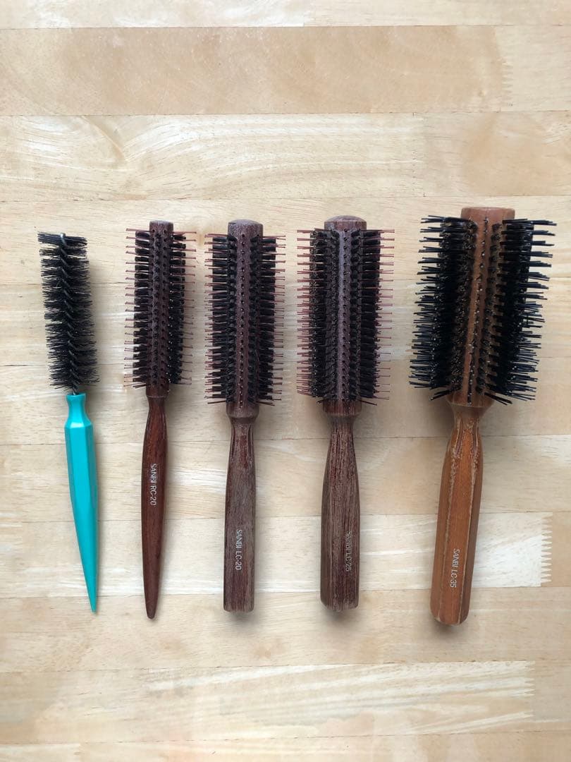 【SANBI•N.B.A.A•HONGO】ヘアブラシ10本 ヘアブラシクリーナー