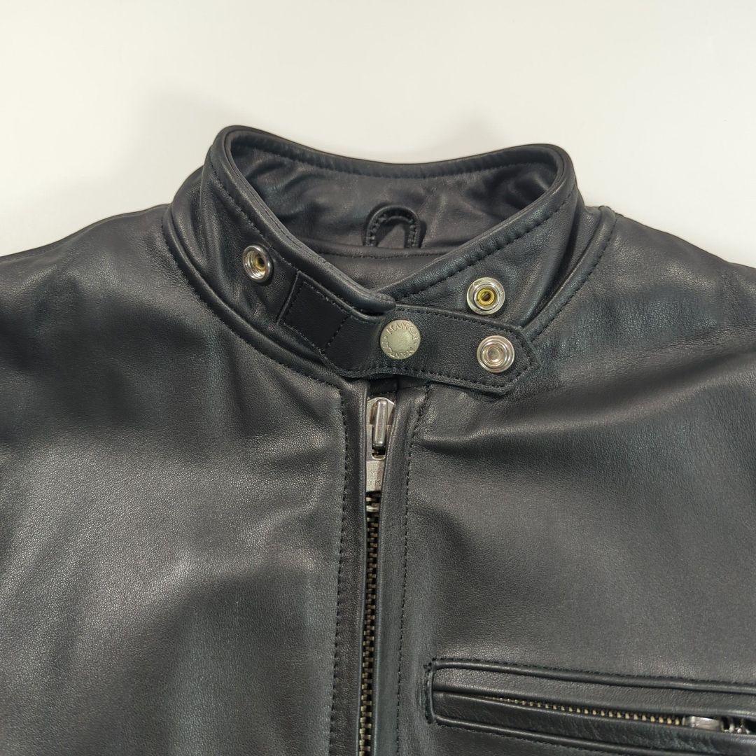 NANKAI ９レザージャケット ライダース ライナー付　キルティング　羊革本革