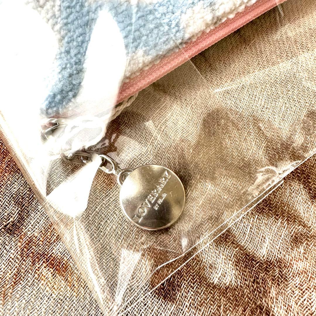 【WEB限定完売】FEILER モフモフワンチャン ハンカチ＆舟型ポーチMセット