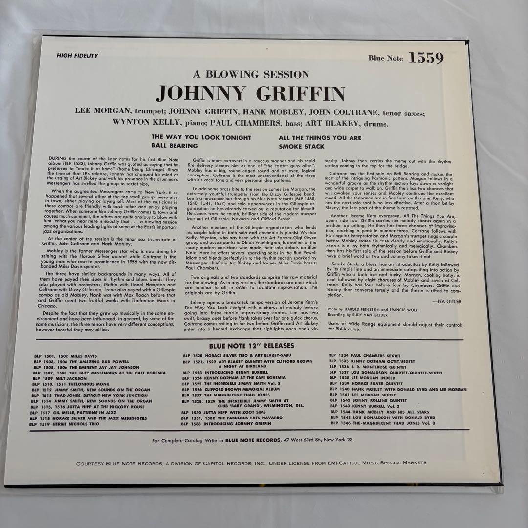 Johnny Griffin レコード ブルーノートUS重量盤