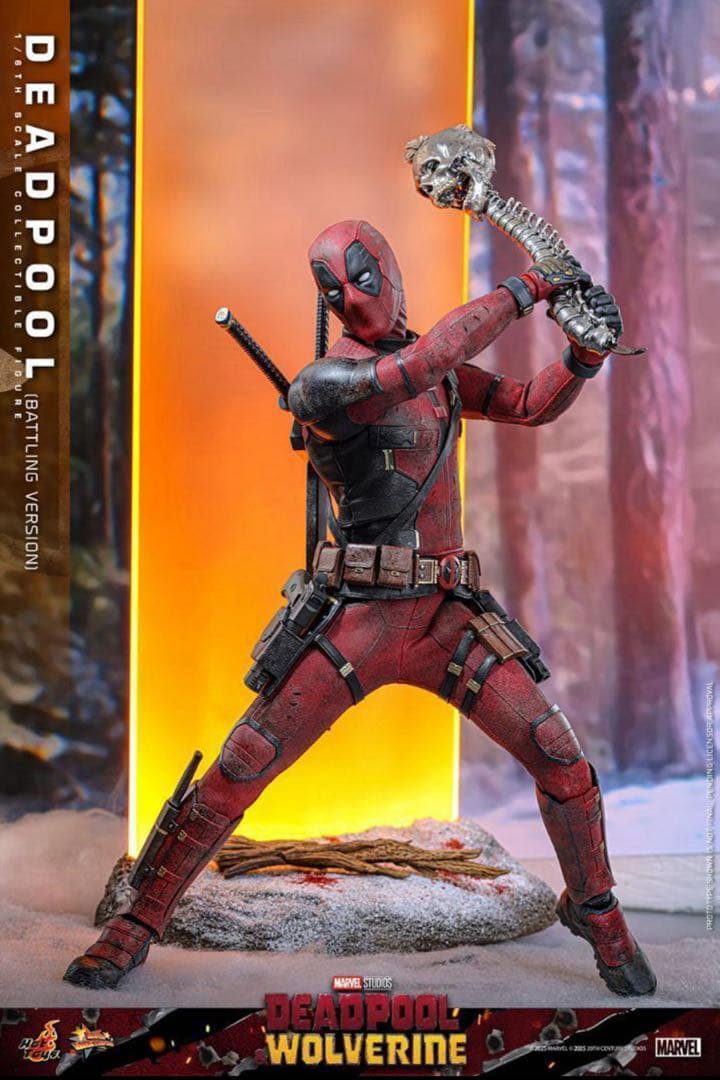 ホットトイズ 1/6 デッドプール ＆ ウルヴァリン バトル版 MMS782