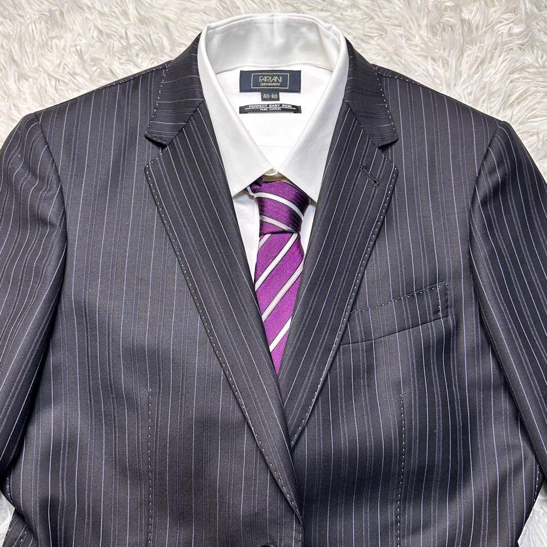 専用 未使用級 ポールスミス 風景柄×ロロピ 青ステッチ セットアップ 光沢 S