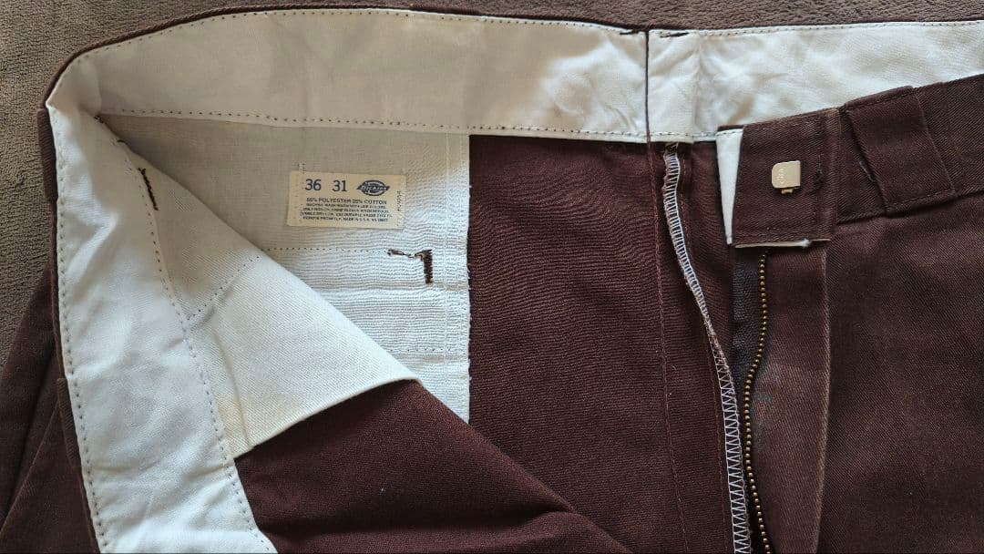Dickies 874 USA製 90s ビンテージ ブラウン　32
