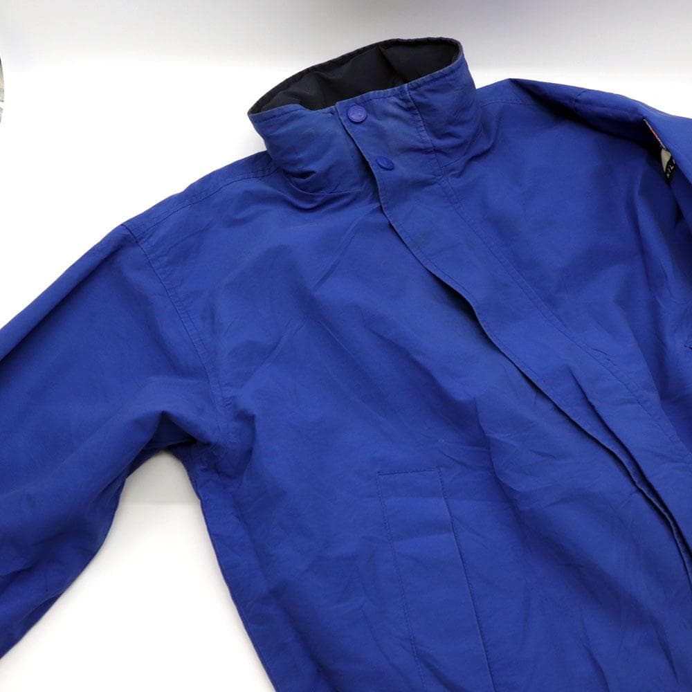 希少！９０s トミーヒルフィガー 背中ロゴ刺繍リバーシブルナイロンジャケット