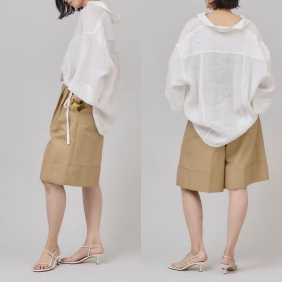 Curensology 25SS コットンニーレングスワイドパンツ