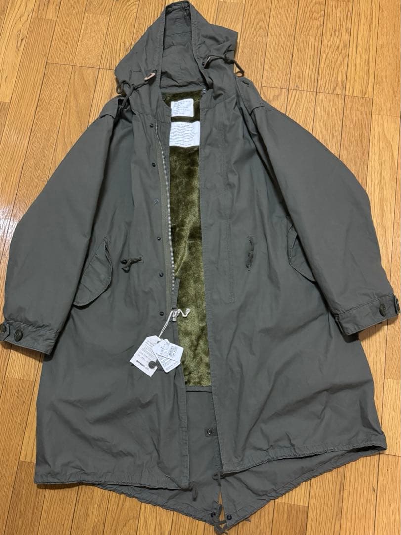 [送料無料][美品] ヒューストンM51ミリタリーパーカーモッズコート