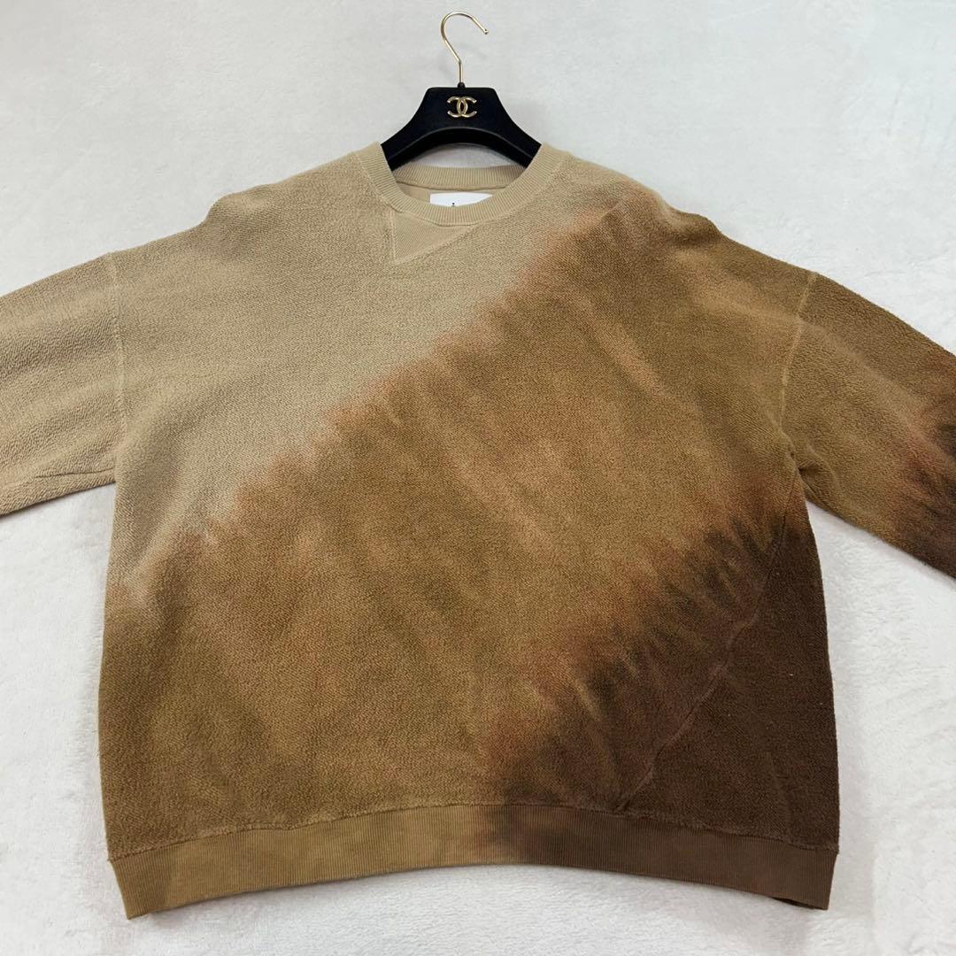 K576 L ノーマティーディー クルーネック スウェット ブラウン メンズ