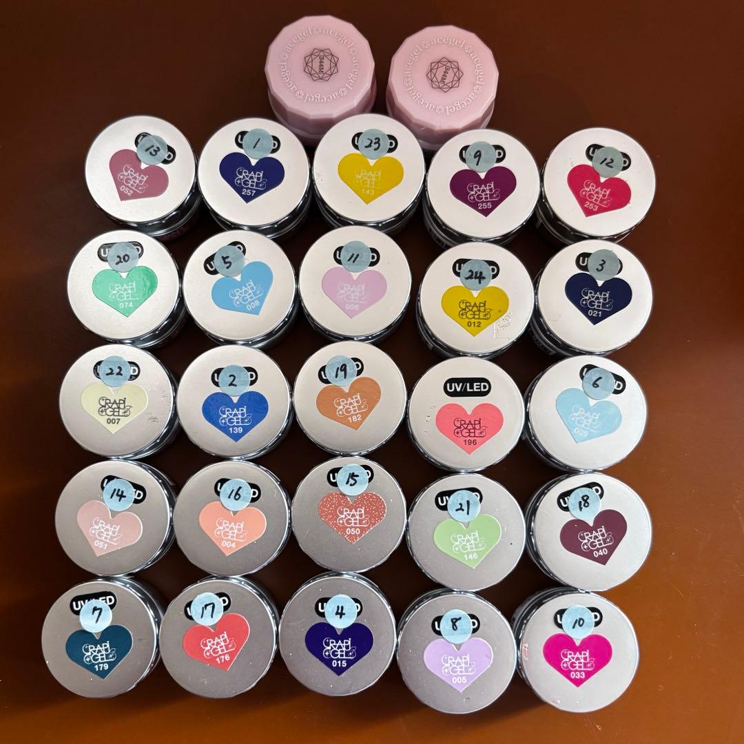 訳あり 中古カラージェル 93個セット＋おまけ ココイスト ラピジェル等