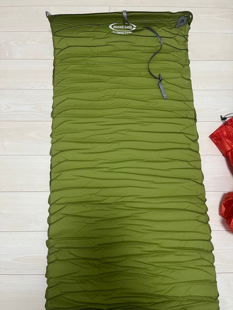 【美品・1回使用】モンベル CAMP PAD 50 180cm ポンプバッグ付き