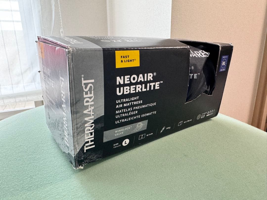 サーマレスト ネオエアー ウーバーライト Lサイズ★未使用品★防災やキャンプに★