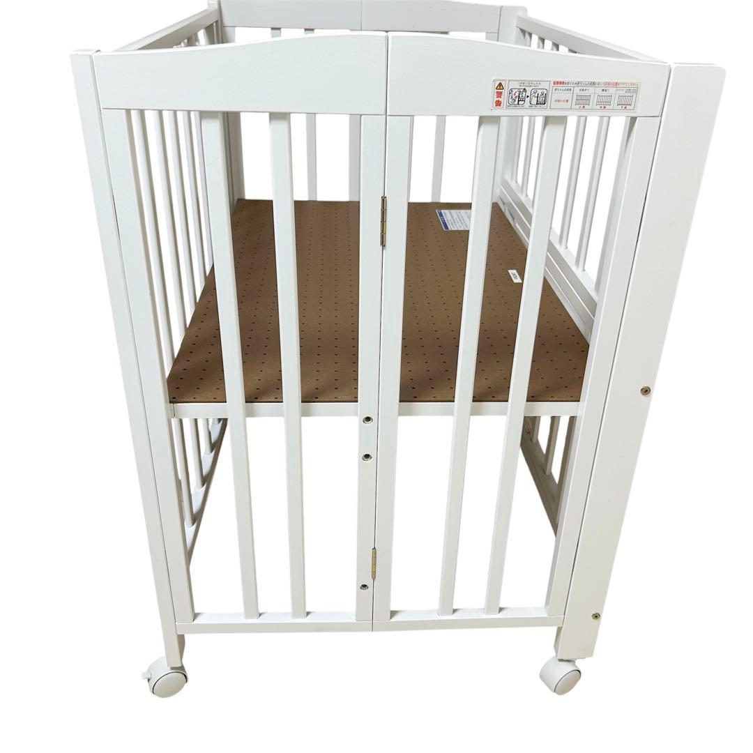 【美品】KATOJI ベビーベッド ミニ ホワイト 品番02006
