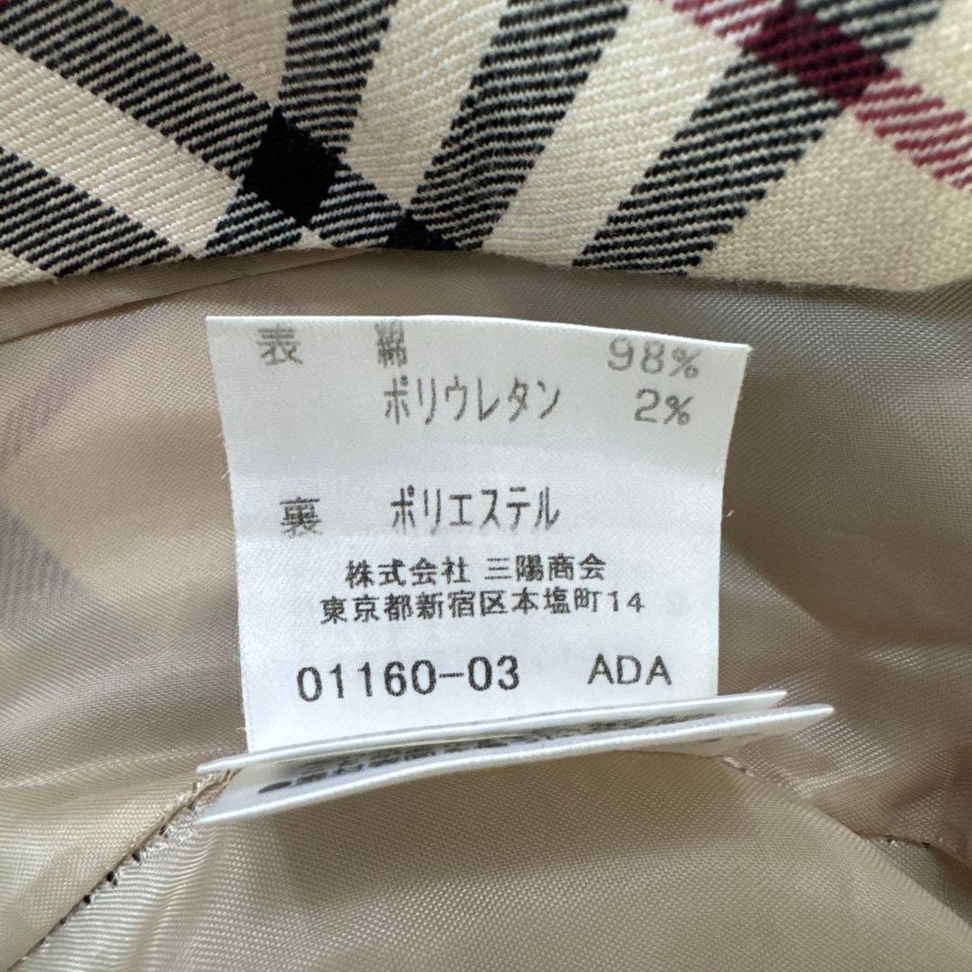 BURBERRY BLUE LABEL ノバチェック プリーツ ミニスカート