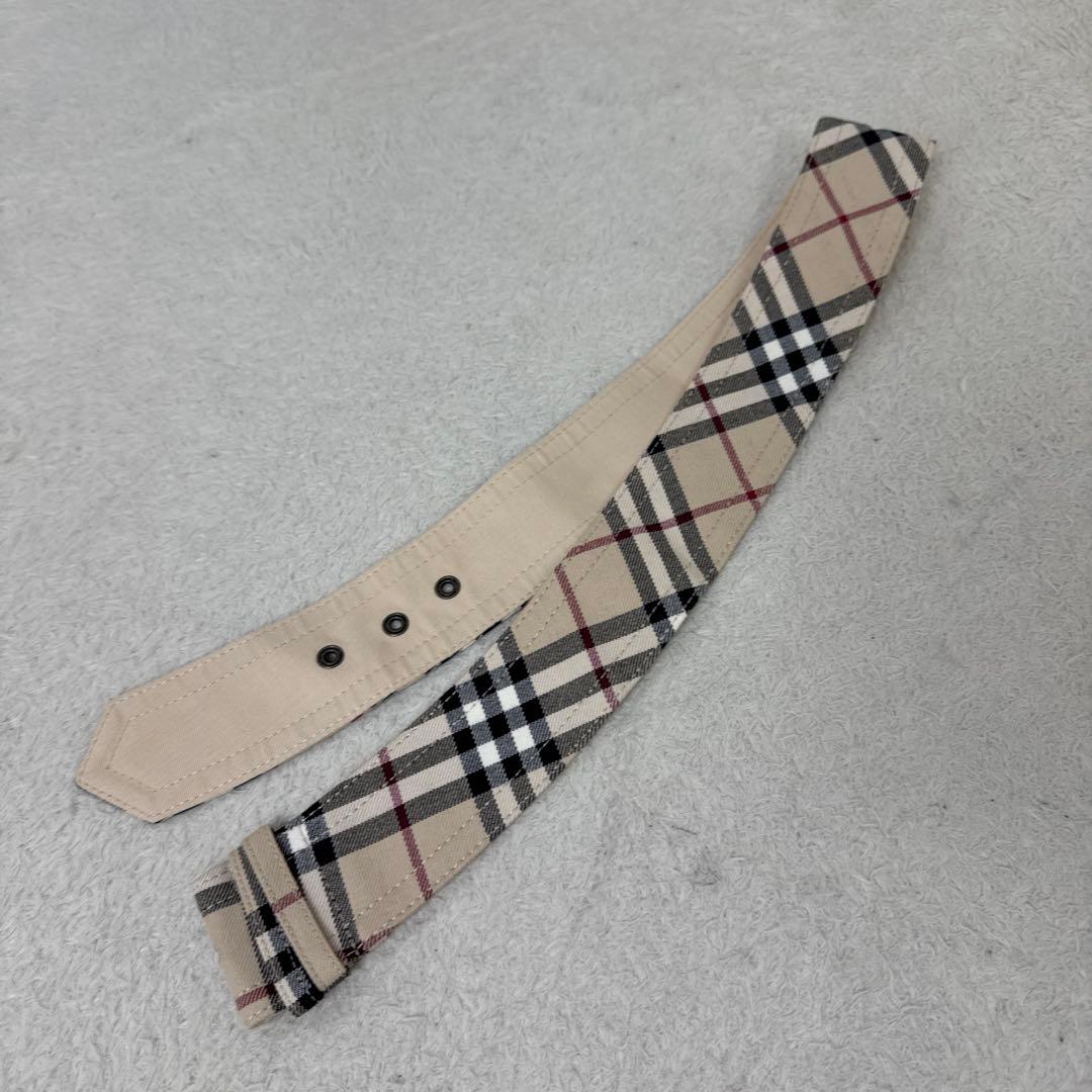 BURBERRY BLUE LABEL ノバチェック プリーツ ミニスカート