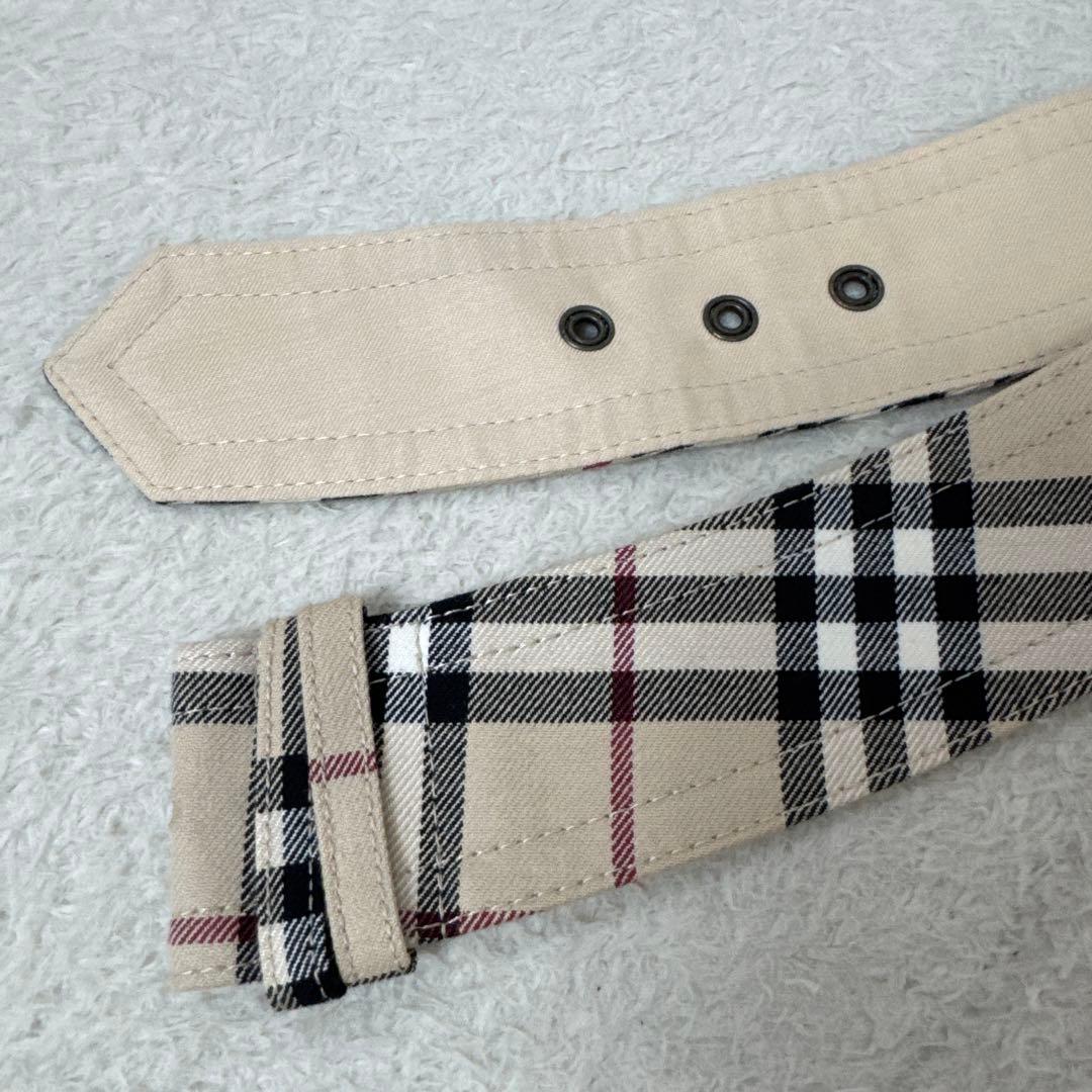 BURBERRY BLUE LABEL ノバチェック プリーツ ミニスカート