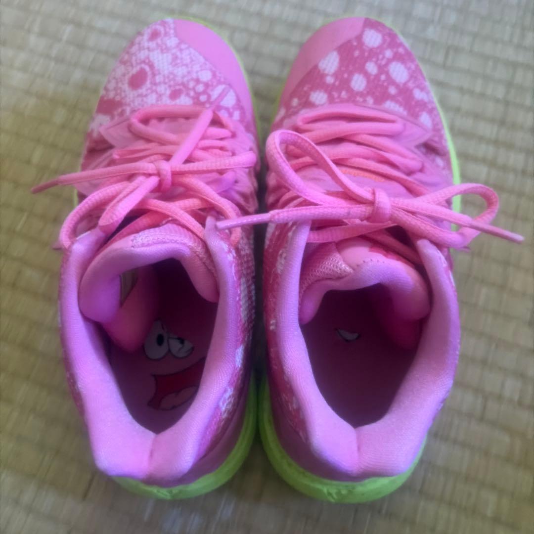 貴重サイズ Nike バスケットボールシューズ ピンク/グリーン