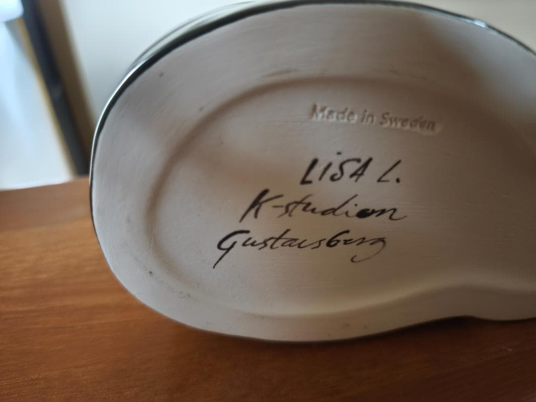 ☆彡リサラーソン　じゃまをする猫　マイ　maj 艶ありブラック