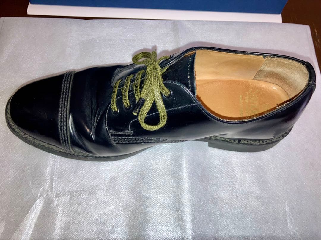 Sanders ミリタリーダービー 黒 ドレスシューズ GB7 25.5cm