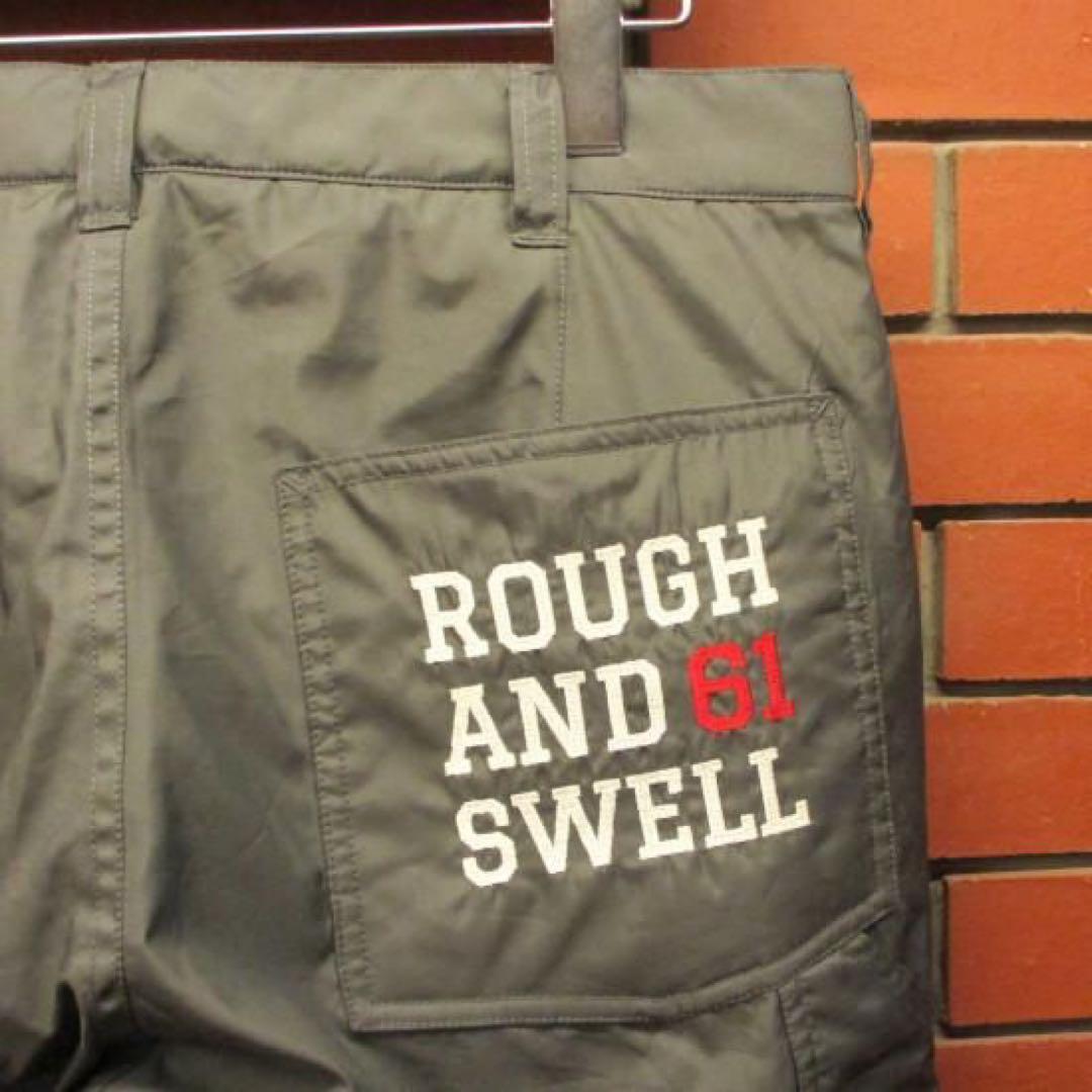 ROUGH AND SWELL グレー ストレートパンツ